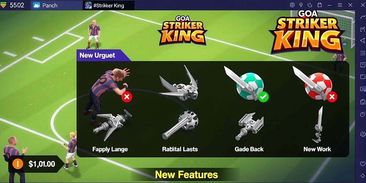 Goa Striker King Update History Goa Striker King update announcement showing new features