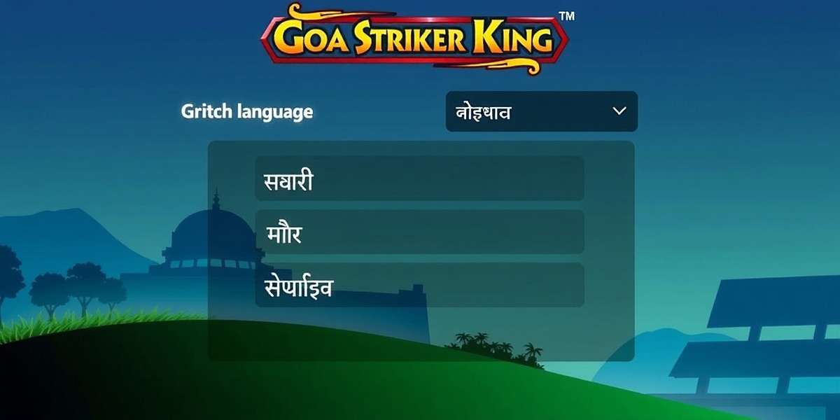 Goa Striker King Language Support Goa Striker King language selection screen showing various Indian languages